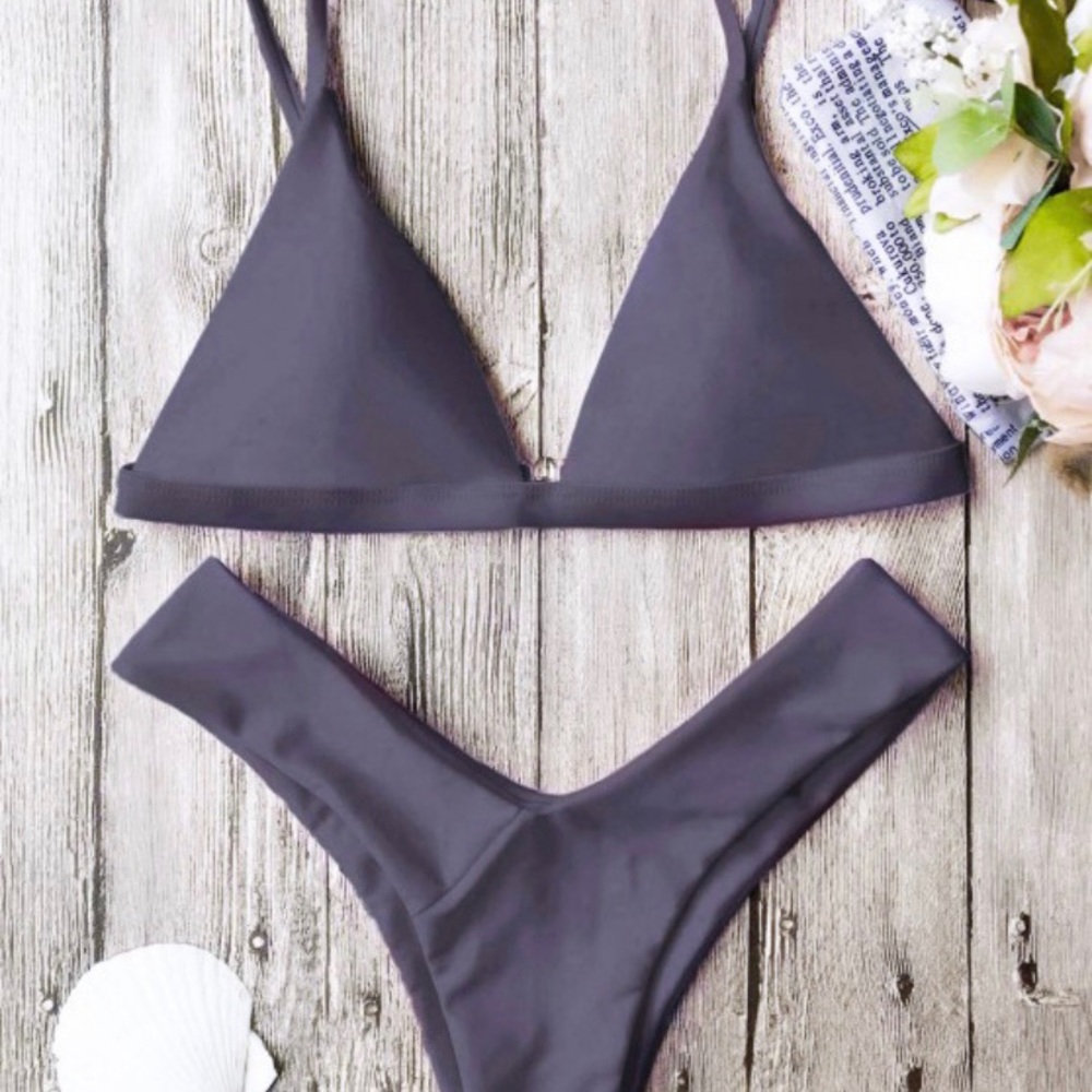 Purple Bikini Top/bottom Size Small